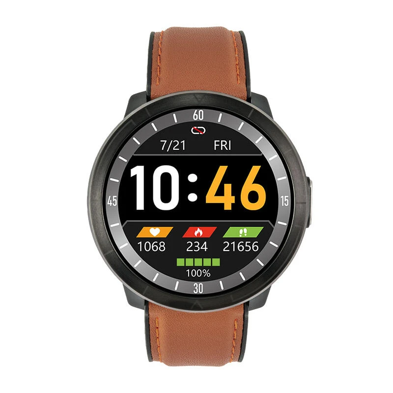 Montre Connectée Sport Unisexe WM18 Marron 3 Montre Connectée Sport Unisexe WM18 Marron