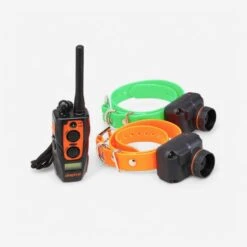 PACK 2 COLLIERS + TÉLÉCOMMANDE DE DRESSAGE ET REPÉRAGE POUR CHIEN DOGTRA 2600T&B