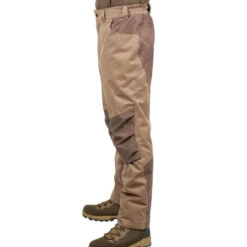 PANTALON CHASSE IMPERMEABLE CHAUD SILENCIEUX MARRON 520 13 PANTALON CHASSE IMPERMEABLE CHAUD SILENCIEUX MARRON 520 -Aventure Soldes pantalon chasse impermeable chaud silencieux marron 520 2