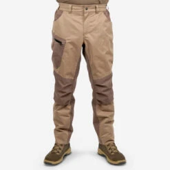 PANTALON CHASSE IMPERMEABLE CHAUD SILENCIEUX MARRON 520 17 PANTALON CHASSE IMPERMEABLE CHAUD SILENCIEUX MARRON 520 -Aventure Soldes pantalon chasse impermeable chaud silencieux marron 520 6