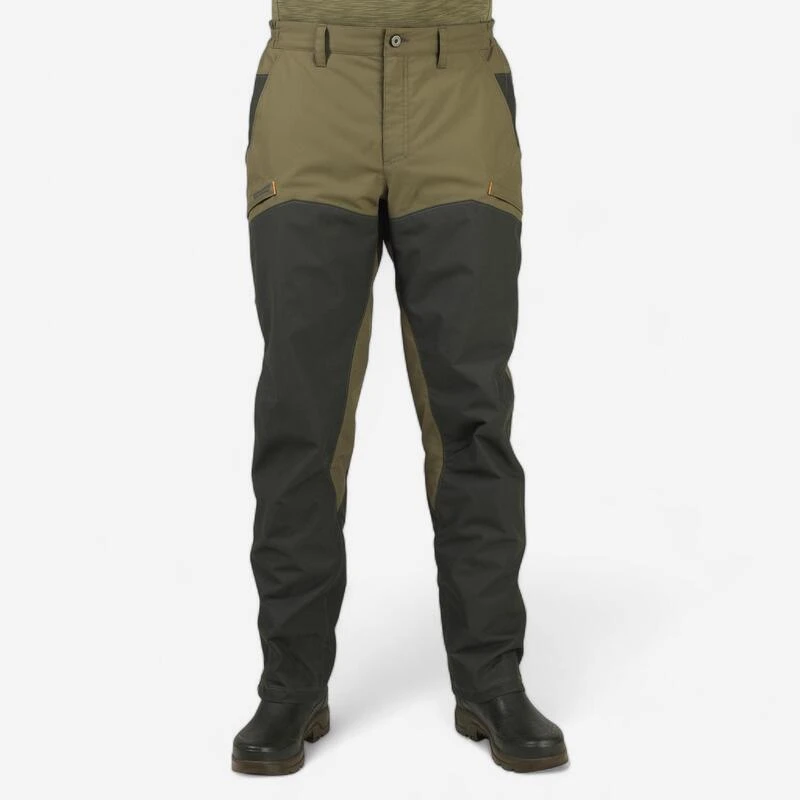 PANTALON CHASSE IMPERMÉABLE RENFORT VERT 520 4 PANTALON CHASSE IMPERMÉABLE RENFORT VERT 520 – Image 2
