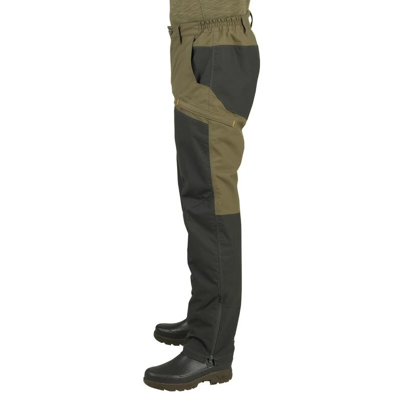 PANTALON CHASSE IMPERMÉABLE RENFORT VERT 520 6 PANTALON CHASSE IMPERMÉABLE RENFORT VERT 520 – Image 4