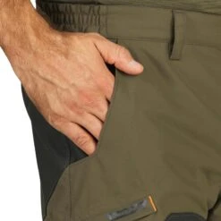 PANTALON CHASSE IMPERMÉABLE RENFORT VERT 520 20 PANTALON CHASSE IMPERMÉABLE RENFORT VERT 520 -Aventure Soldes pantalon chasse impermeable renfort vert 520 8
