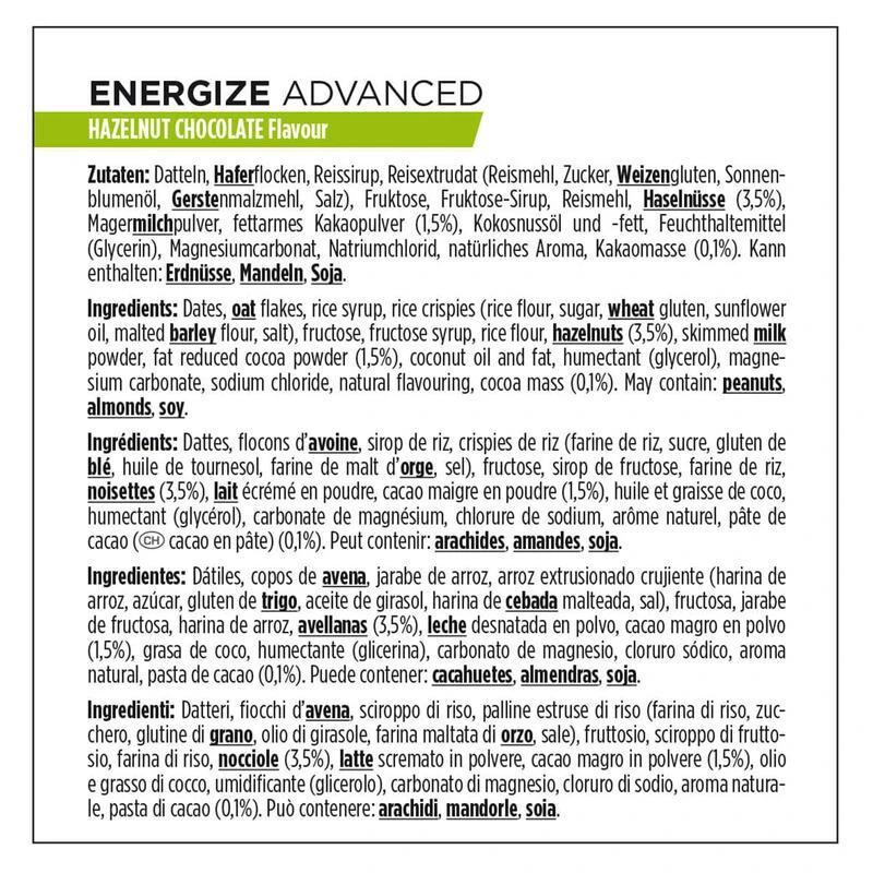 Powerbar Barre Energetique C2max Noisette Chocolat (3 X 55g) 4 Powerbar Barre Energetique C2max Noisette Chocolat (3 X 55g) – Image 2
