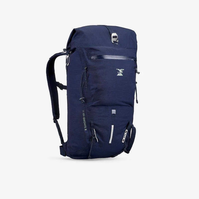 Simond Sac à Dos D'alpinisme Imperméable 30 LITRES - ICE 30 BLEU 3 Simond Sac à Dos D'alpinisme Imperméable 30 LITRES - ICE 30 BLEU