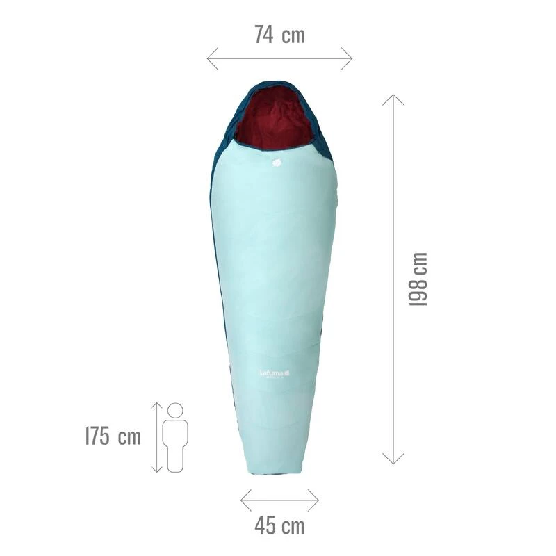 Lafuma Sac De Couchage Trekking Femme ACTIVE 10 Droit 6 Lafuma Sac De Couchage Trekking Femme ACTIVE 10 Droit – Image 4