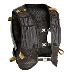 SAC DE TRAIL RUNNING MIXTE 10 L NOIR ET BRONZE - VENDU AVEC POCHE À EAU 1L -Aventure Soldes sac de trail running mixte 10 l noir et bronze vendu avec poche a eau 1l 3
