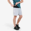 SHORT DE TRAIL RUNNING BAGGY HOMME GRIS -Aventure Soldes short de trail running baggy homme gris