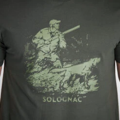 T-shirt Manches Courtes Chasse Coton Homme - 100 Chien Arrêt Vert 9 T-shirt Manches Courtes Chasse Coton Homme - 100 Chien Arrêt Vert -Aventure Soldes t shirt manches courtes chasse coton homme 100 chien arret vert 2