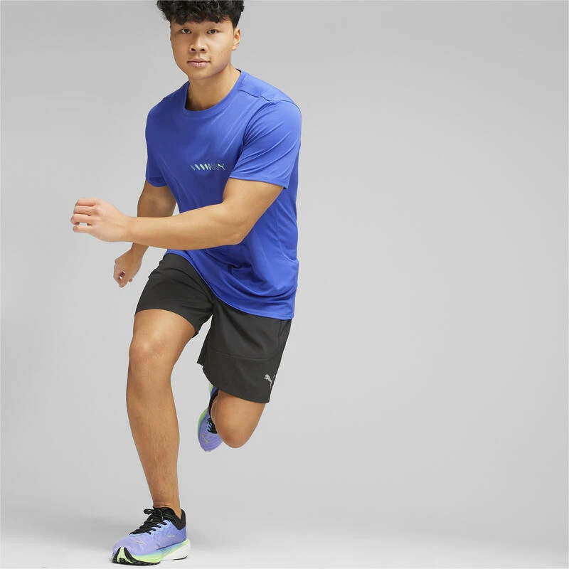 T-shirt Run Favourite Logo Homme PUMA Royal Sapphire Blue 5 T-shirt Run Favourite Logo Homme PUMA Royal Sapphire Blue – Image 3