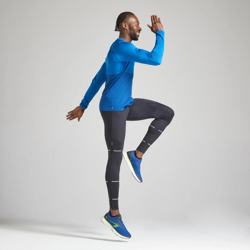 T-SHIRT RUNNING HOMME RESPIRANT MANCHE LONGUE KIPRUN CARE BLEU ROY 4 T-SHIRT RUNNING HOMME RESPIRANT MANCHE LONGUE KIPRUN CARE BLEU ROY – Image 2