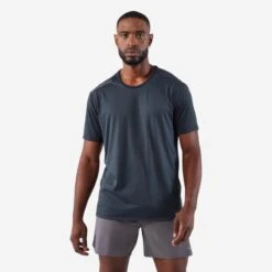T-shirt Running Respirant Homme - Dry+ Bleu