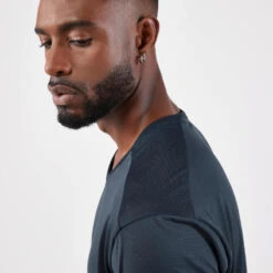 T-shirt Running Respirant Homme - Dry+ Bleu 12 T-shirt Running Respirant Homme - Dry+ Bleu -Aventure Soldes t shirt running respirant homme dry bleu 4