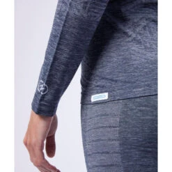 T-shirt Technique Toucher Frais Protection UV Col Rond ML Femme-CLIMATYL -Aventure Soldes t shirt technique toucher frais protection uv col rond ml femme climatyl 3