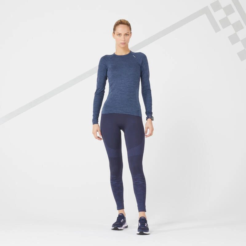 TEE SHIRT RUNNING MANCHES LONGUES FEMME RESPIRANT KIPRUN SKINCARE LIGHT BLEU 4 TEE SHIRT RUNNING MANCHES LONGUES FEMME RESPIRANT KIPRUN SKINCARE LIGHT BLEU – Image 2