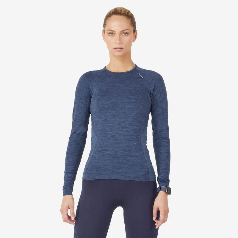 TEE SHIRT RUNNING MANCHES LONGUES FEMME RESPIRANT KIPRUN SKINCARE LIGHT BLEU 3 TEE SHIRT RUNNING MANCHES LONGUES FEMME RESPIRANT KIPRUN SKINCARE LIGHT BLEU