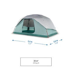 Quechua Tente à Arceaux De Camping - Arpenaz 6 ULTRAFRESH - 6 Personnes - -Aventure Soldes tente a arceaux de camping arpenaz 6 ultrafresh 6 personnes 2