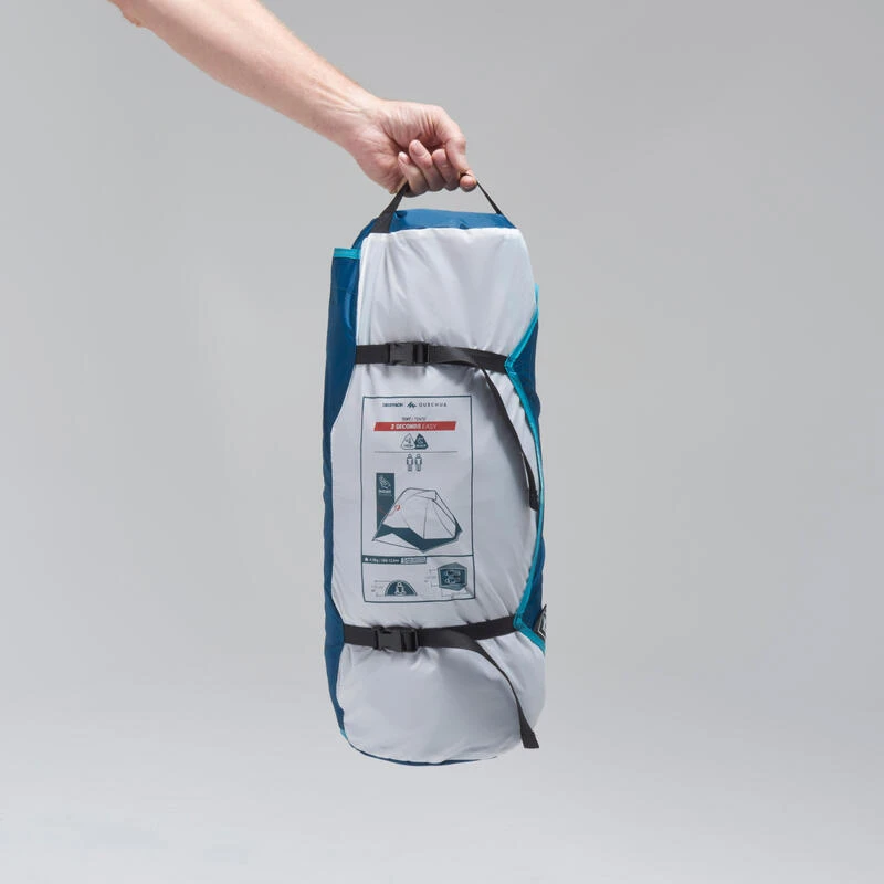 Quechua Tente De Camping - 2 SECONDS EASY - 2 Places - Fresh & Black 5 Quechua Tente De Camping - 2 SECONDS EASY - 2 Places - Fresh & Black – Image 3