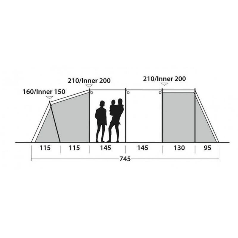 Tente De Camping Outwell Winwood 8 6 Tente De Camping Outwell Winwood 8 – Image 4