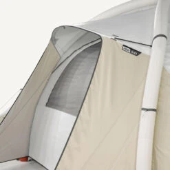Quechua Tente Gonflable De Camping - Air Seconds 8.4 F&B - 8 Places - 4 Chambres -Aventure Soldes tente gonflable de camping air seconds 84 f and b 8 places 4 chambres 8
