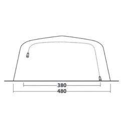 Tente Gonflable Outwell Jacksondale 7PA 11 Tente Gonflable Outwell Jacksondale 7PA -Aventure Soldes tente gonflable outwell jacksondale 7pa 4
