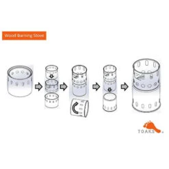 Toaks Stove à Bois De Randonnée En Titane -Aventure Soldes toaks stove a bois de randonnee en titane 3