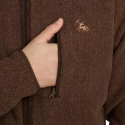 VESTE CHASSE POLAIRE VERNEY CARRON MARRON -Aventure Soldes veste chasse polaire verney carron marron 7