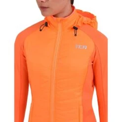 Veste De Course Superhermique Des Femmes Avec Poches Zippées Et Capot -Aventure Soldes veste de course superhermique des femmes avec poches zippees et capot 4