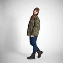 VESTE MOUTONNÉE TYPE SURCHEMISE 500 CAMO 14 VESTE MOUTONNÉE TYPE SURCHEMISE 500 CAMO -Aventure Soldes veste moutonnee type surchemise 500 camo 2