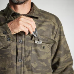 VESTE MOUTONNÉE TYPE SURCHEMISE 500 CAMO 20 VESTE MOUTONNÉE TYPE SURCHEMISE 500 CAMO -Aventure Soldes veste moutonnee type surchemise 500 camo 8