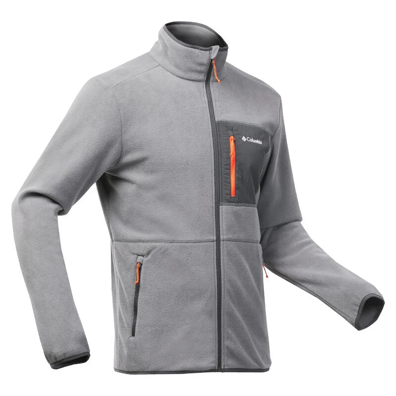 Veste Polaire Columbia Grise De Randonnée Montagne - Homme 3 Veste Polaire Columbia Grise De Randonnée Montagne - Homme