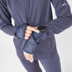VESTE RUNNING HIVER FEMME DÉPERLANTE COUPE-VENT- KIPRUN WARM REGUL BLEU -Aventure Soldes veste running hiver femme deperlante coupe vent kiprun warm regul bleu 9