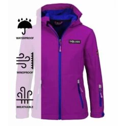 TROLLKIDS Veste Softshell Pour Enfants Oslofjord Imperméable Et Coupe-vent Rouge Fuchsia -Aventure Soldes veste softshell pour enfants oslofjord impermeable et coupe vent rouge fuchsia 2