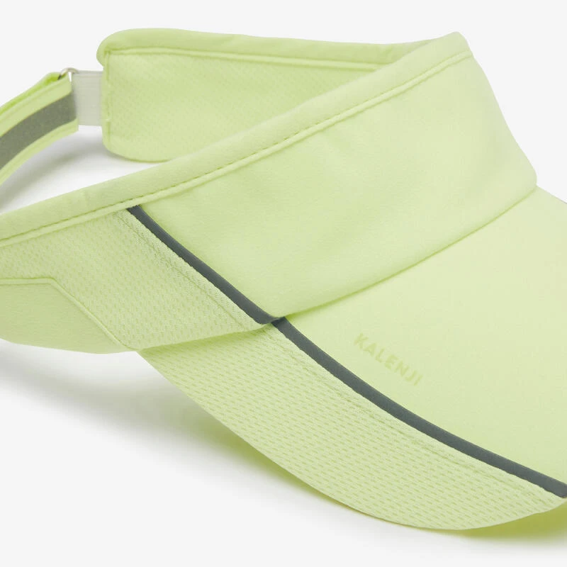 Visière De Running Homme Femme - KIPRUN Ajustable Jaune 7 Visière De Running Homme Femme - KIPRUN Ajustable Jaune – Image 5