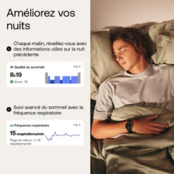 Withings - ScanWatch Light (37mm-white) -Aventure Soldes withings scanwatch light 37mm white 4