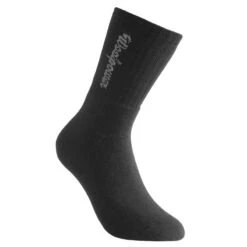 Woolpower 2-Pack: Classic Logo 400 Chaussettes - Noir -Aventure Soldes woolpower 2 pack classic logo 400 chaussettes noir 2