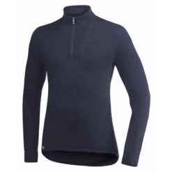 Woolpower Merino Base Layer Zip Turtleneck 200 - Bleu Marine Foncé 8 Woolpower Merino Base Layer Zip Turtleneck 200 - Bleu Marine Foncé -Aventure Soldes woolpower merino base layer zip turtleneck 200 bleu marine fonce 2