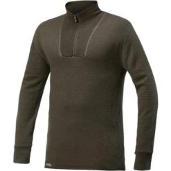 Woolpower Merino Mid Layer Zip Turtleneck 400 - Vert Pin 7 Woolpower Merino Mid Layer Zip Turtleneck 400 - Vert Pin -Aventure Soldes woolpower merino mid layer zip turtleneck 400 vert pin 1