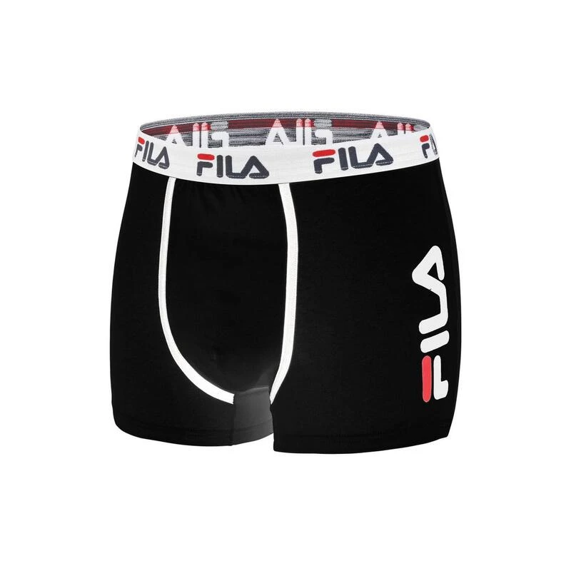 X2 Boxers Noir/Gris Homme Fila FU5040 5 X2 Boxers Noir/Gris Homme Fila FU5040 – Image 3